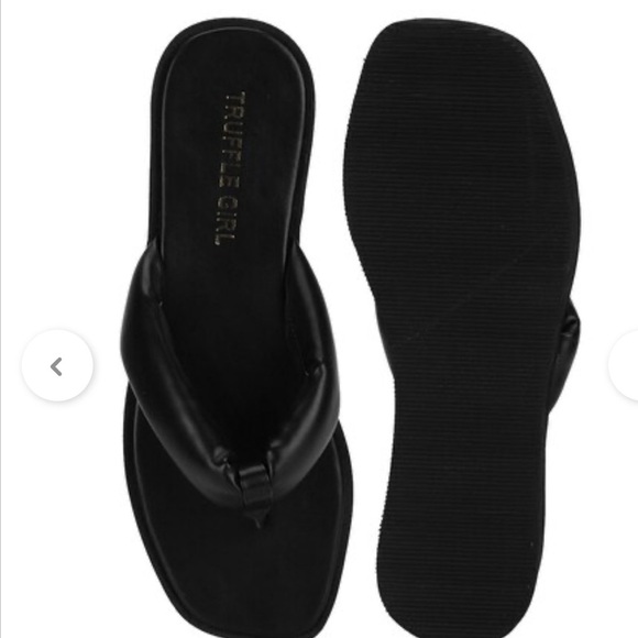 Truffle collection Y2K
Thong-Strap Square Toe black Flatform Sandals size 8 - Picture 6 of 14